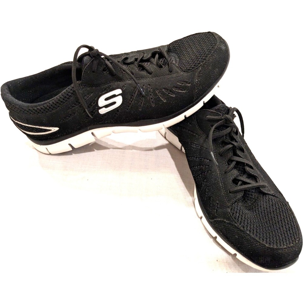 Skechers Flex Womens 8.5 Lightweight Breathable Sneakers Jogging/Running/Walking